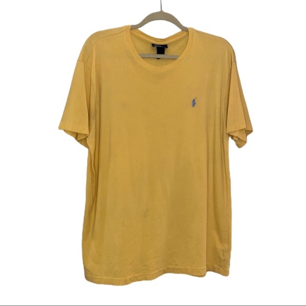 Ralph Lauren Yellow Short Sleeve T-Shirt - Medium